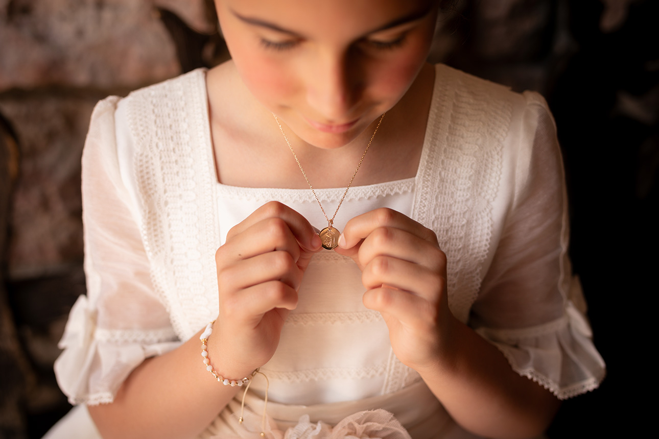 Sesiones de fotos de comunión en exterior